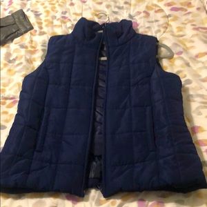NY&Co Navy Blue Puffer Vest